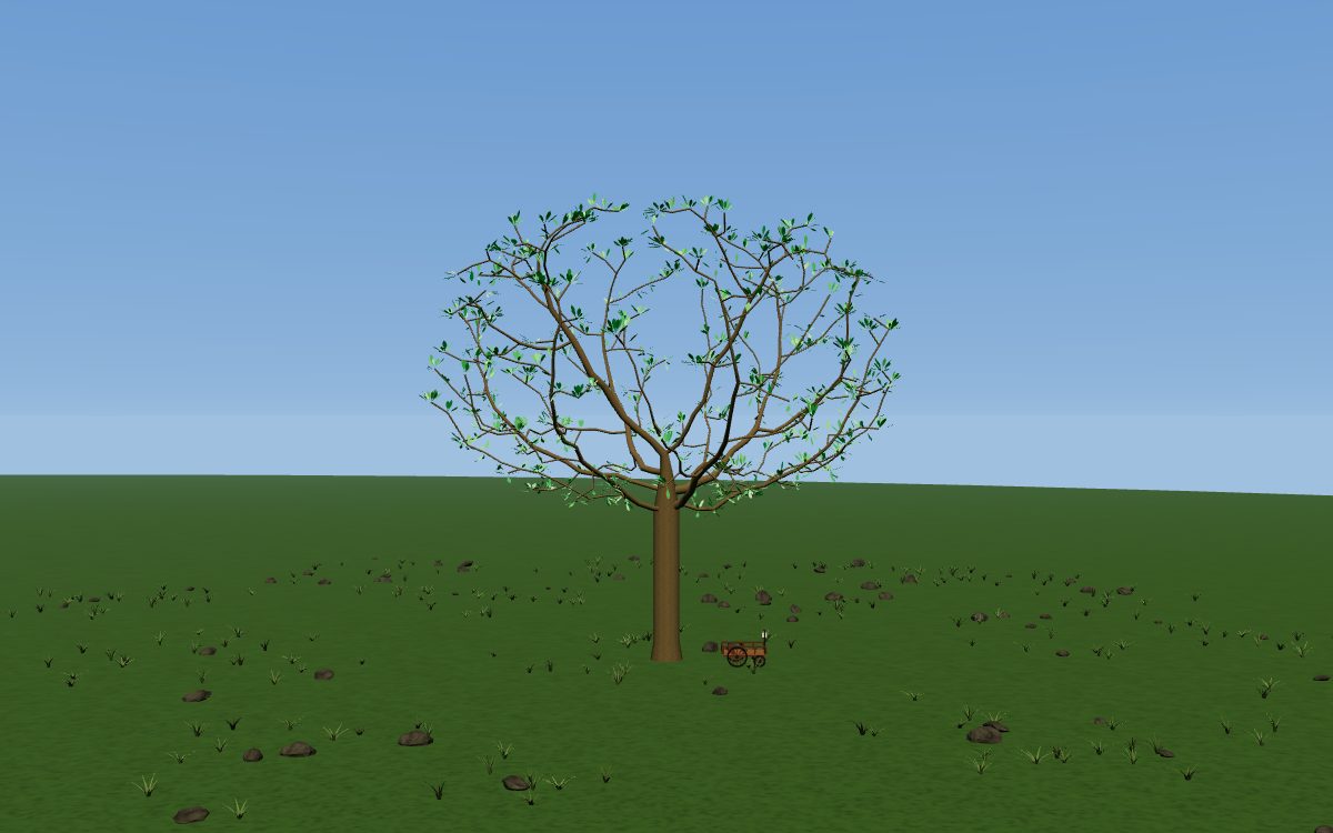 Moby Dick as a tree: a horse chestnut with a round, open crown