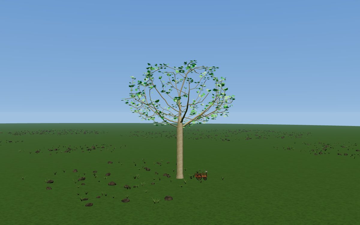 The Divine Comedy in Henry Cary's translation as a tree: a London plane with a round crown