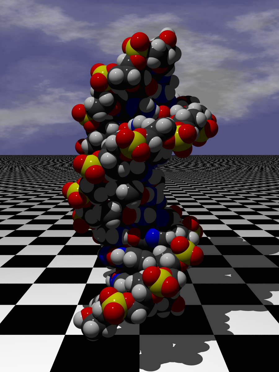 B-DNA alone